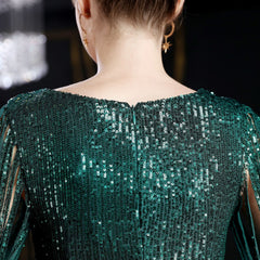 Sequined V-Neck Bodycon Dress