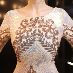 Sequined Backless Maxi Dress