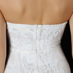 Strapless Sequined Maxi Dress