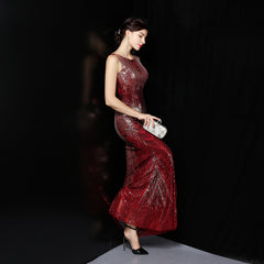 Sequined Bodycon Maxi Dress