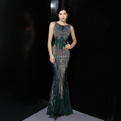 Sequined Bodycon Maxi Dress