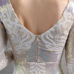 Elegant Crew Neck Bodycon Dress