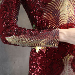 Elegant Crew Neck Bodycon Dress