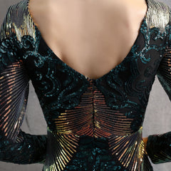 Elegant Crew Neck Bodycon Dress