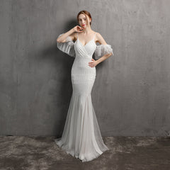 Sequined Fishtail Maxi Dress