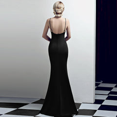 Sequined Fishtail Maxi Dress