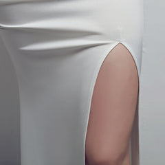 Sequined Fishtail Maxi Dress