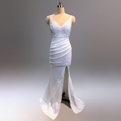 Sequined Fishtail Maxi Dress