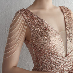 Sequin Fishtail Maxi Dress