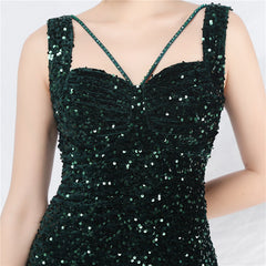 Sequined Beaded Ruched Bodycon Dress