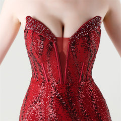 Sequined Heart-Collar Maxi Dress