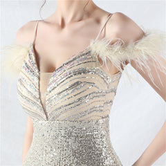 V-Neck Split Maxi Dress