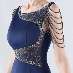 Embroidered Sheer Mesh Maxi Dress