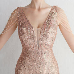 Ombre Sequin Maxi Dress