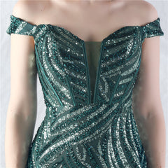 Off-Shoulder Corset Maxi Dress