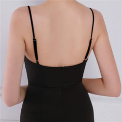 Beaded Fringe V-Neck Cami Dress