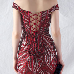 Off-Shoulder Corset Maxi Dress