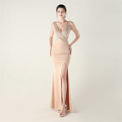 Beaded Cutout Maxi Dress