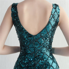 Sequin Split Maxi Dress