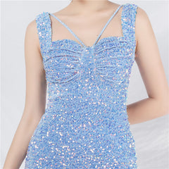 Sequined Beaded Ruched Bodycon Dress