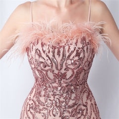 Sequined Split Maxi Dress