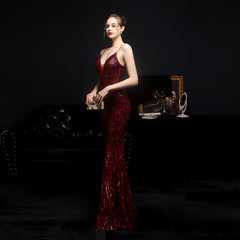 Sequined Fishtail Dress