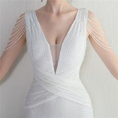 Sequined Fishtail Maxi Dress