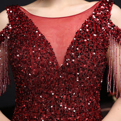 Sequin Fishtail Maxi Dress