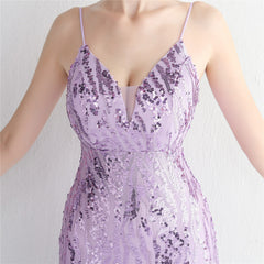 Sequined Fishtail Maxi Dress