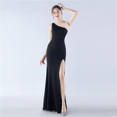 One-Shoulder Maxi Dress