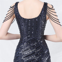 Sequin Split Maxi Dress