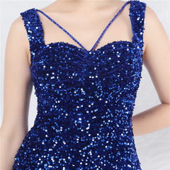 Sequined Beaded Ruched Bodycon Dress