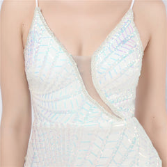 Sequined Split Maxi Dress