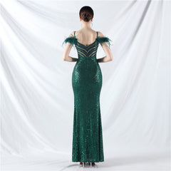 V-Neck Split Maxi Dress