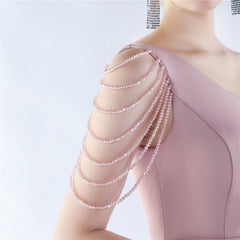 Beaded One-Shoulder Maxi Dress