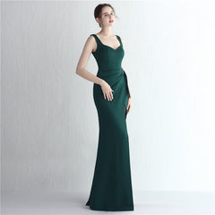Elegant V-Neck Split Maxi Dress