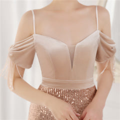 Sequin Split Maxi Dress