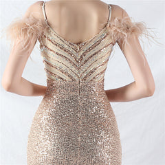 V-Neck Split Maxi Dress