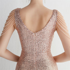 Ombre Sequin Maxi Dress