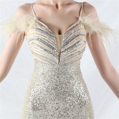 V-Neck Split Maxi Dress