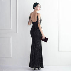 Sequined Maxi Dress