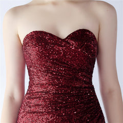 Sequined Sweetheart Maxi Dress