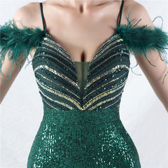 V-Neck Split Maxi Dress