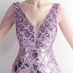 Rhinestone Sequin Maxi Dress