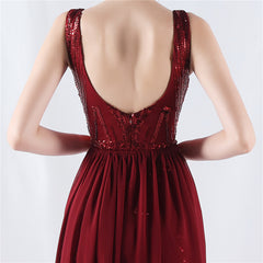 Floral Sequin Beaded Maxi Dress