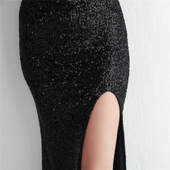 Sequined Maxi Dress
