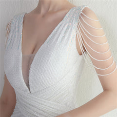 Sequined Fishtail Maxi Dress