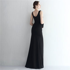 Elegant V-Neck Split Maxi Dress