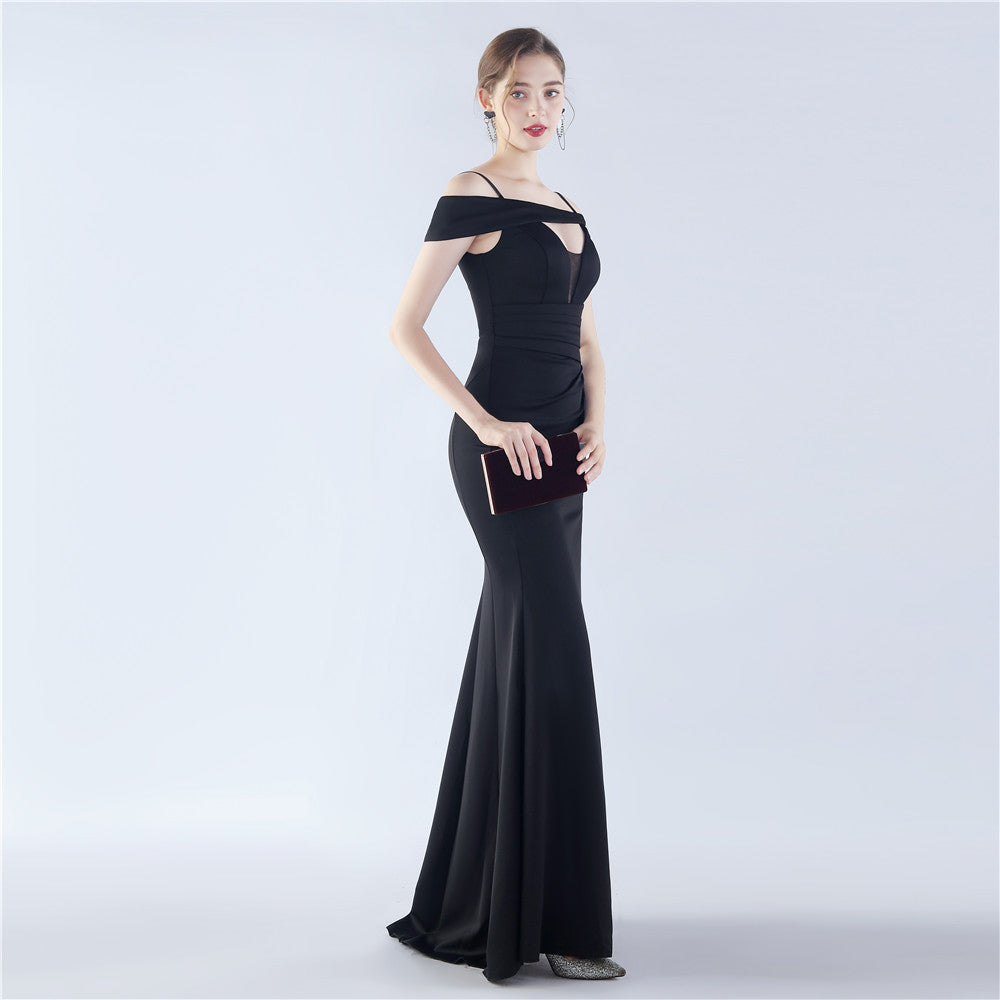 Asymmetric Cutout Maxi Dress