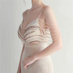 Sequin V-Neck Maxi Dress